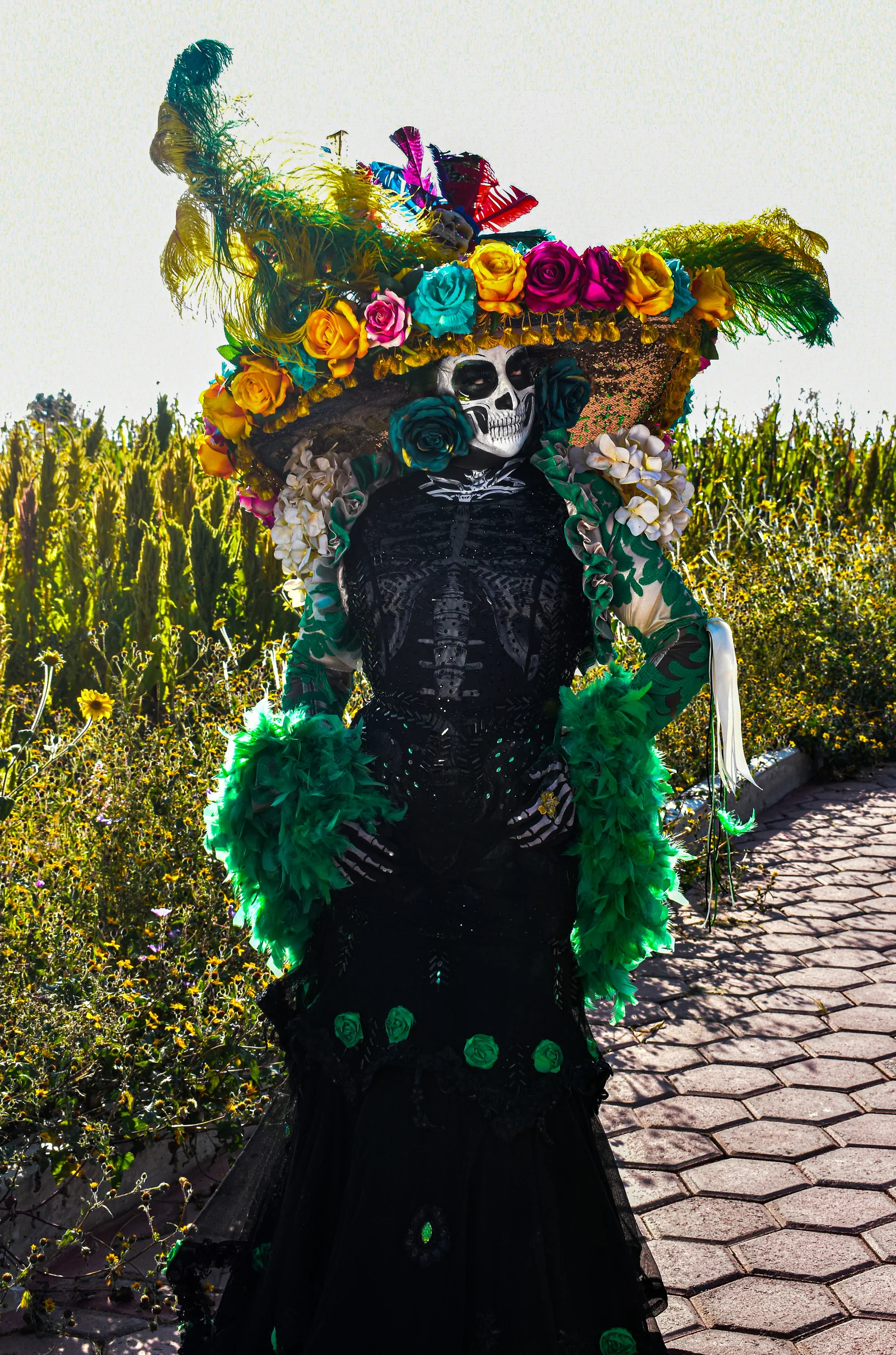 Rostro ritual de la tradición tlaxcalteca — Día de Muertos · 2024. Fotografía de José Alejandro Armenta, artista del auto y la vida cotidiana en Tlaxcala.