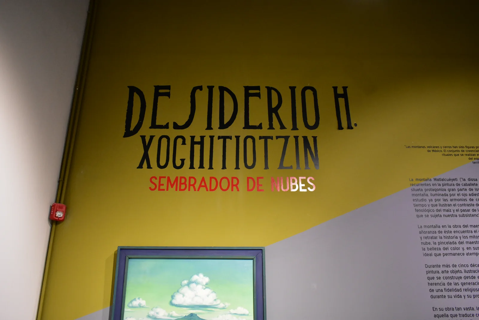 Registro del montaje — Retrospectiva de Desiderio Hernández Xochitiotzin