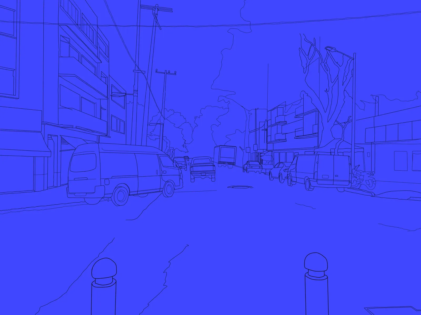 5A — Serie Monstruos · proceso digital. Ilustración digital de José Alejandro Armenta, artista visual en Tlaxcala.